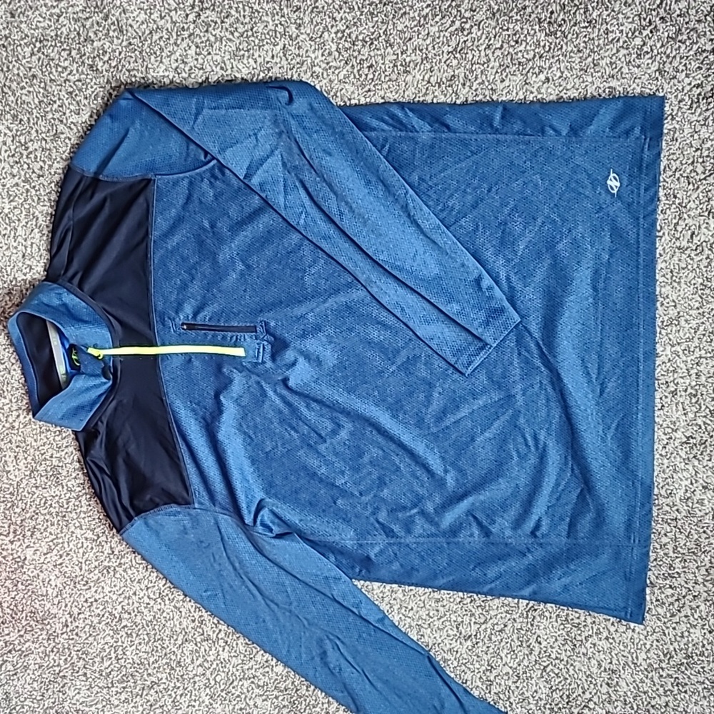 2XL navy NordicTrack 3/4 zip mens